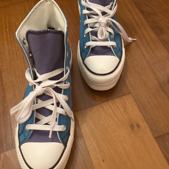 Multi-Blue all star converse - Picture 12 of 13